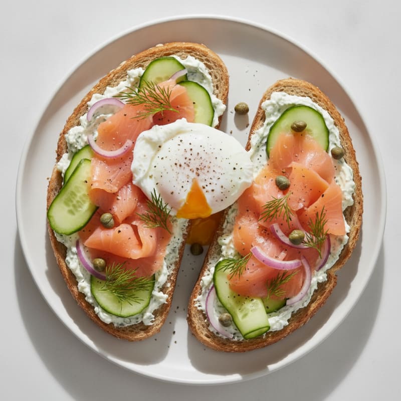 Smoked Salmon with Dill Cream Cheese