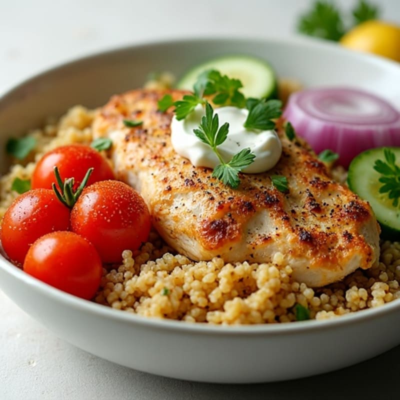 Herb-Spiced Chicken Shawarma Bowl
