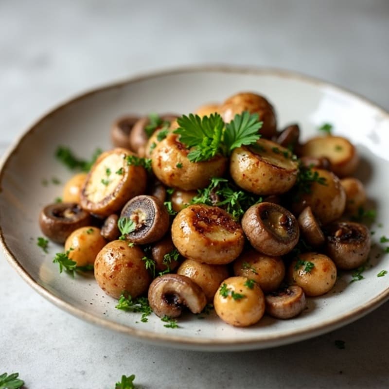 Garlic Butter Seared Mushroom Medley
