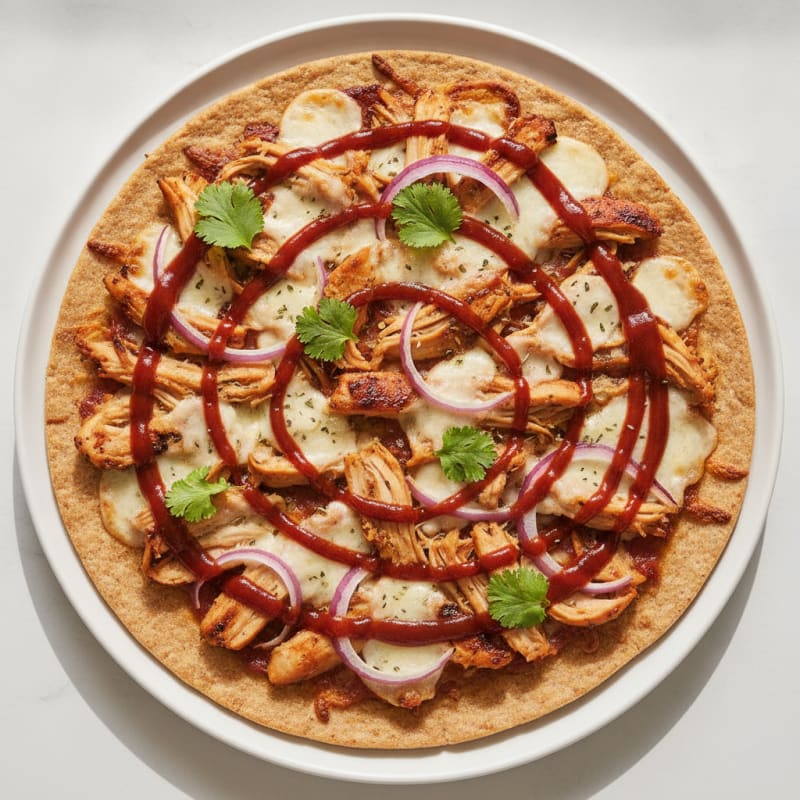 High-Protein BBQ Chicken Pizza