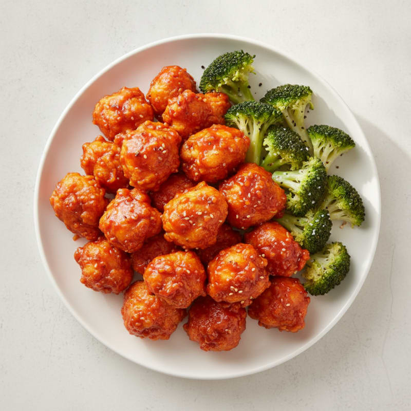 Korean Gochujang Popcorn Chicken