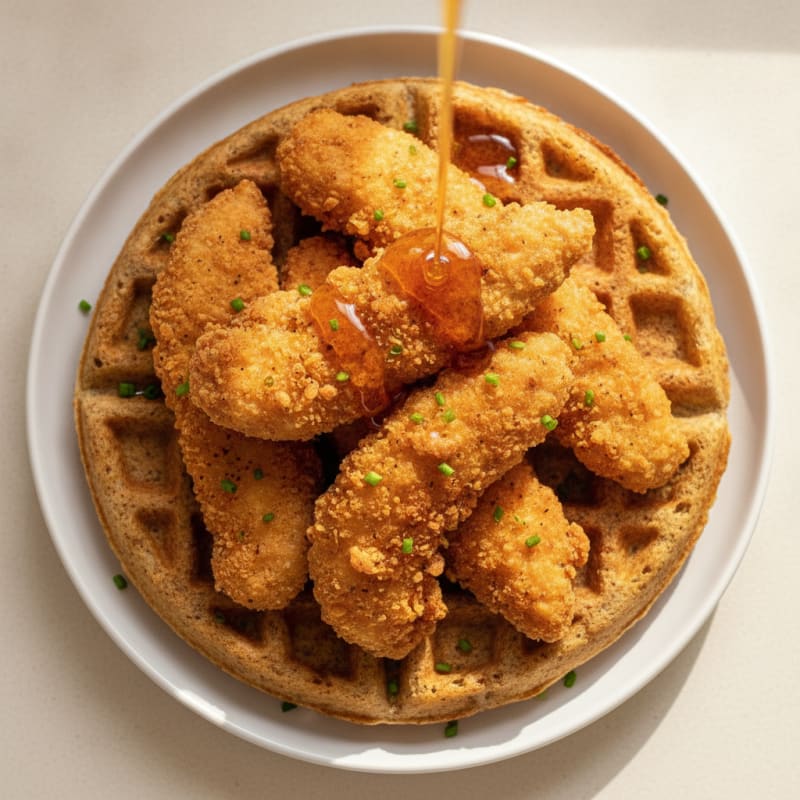 Golden Chicken & Waffles
