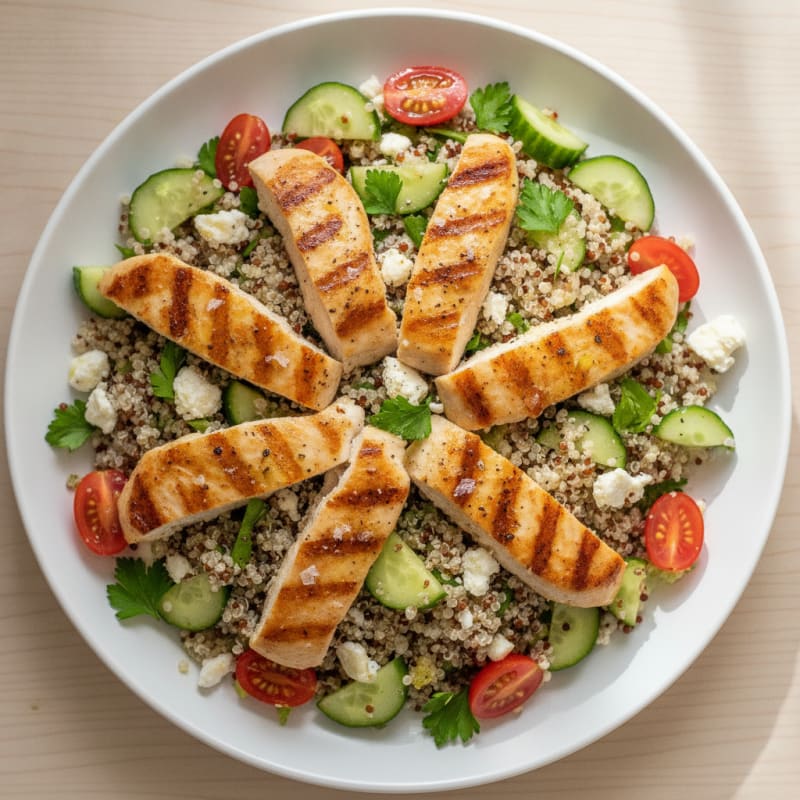 Lemon-Herb Chicken and Quinoa Salad