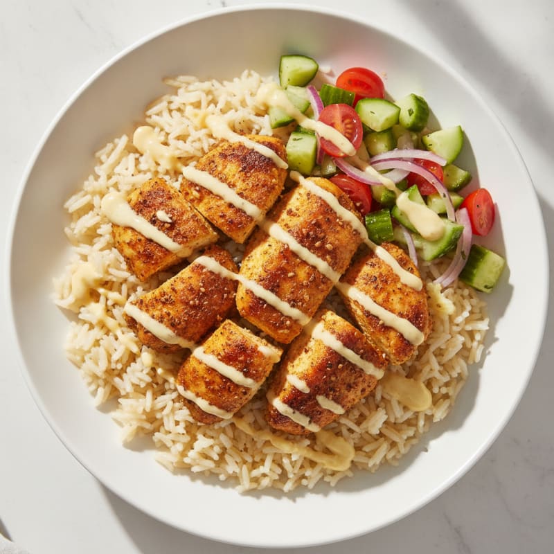 Chicken Shawarma Rice Bowl