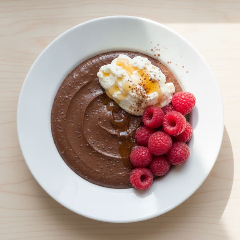 Creamy Vegan Protein Pudding with Chia and Pea Protein