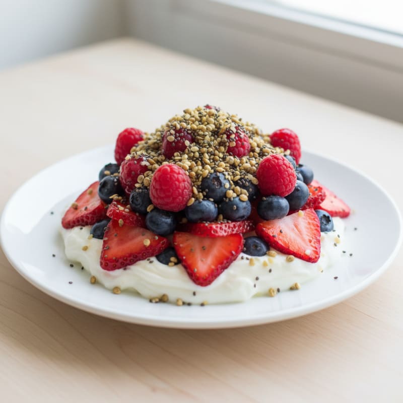 Creamy Greek Yogurt Protein Parfait with Berries