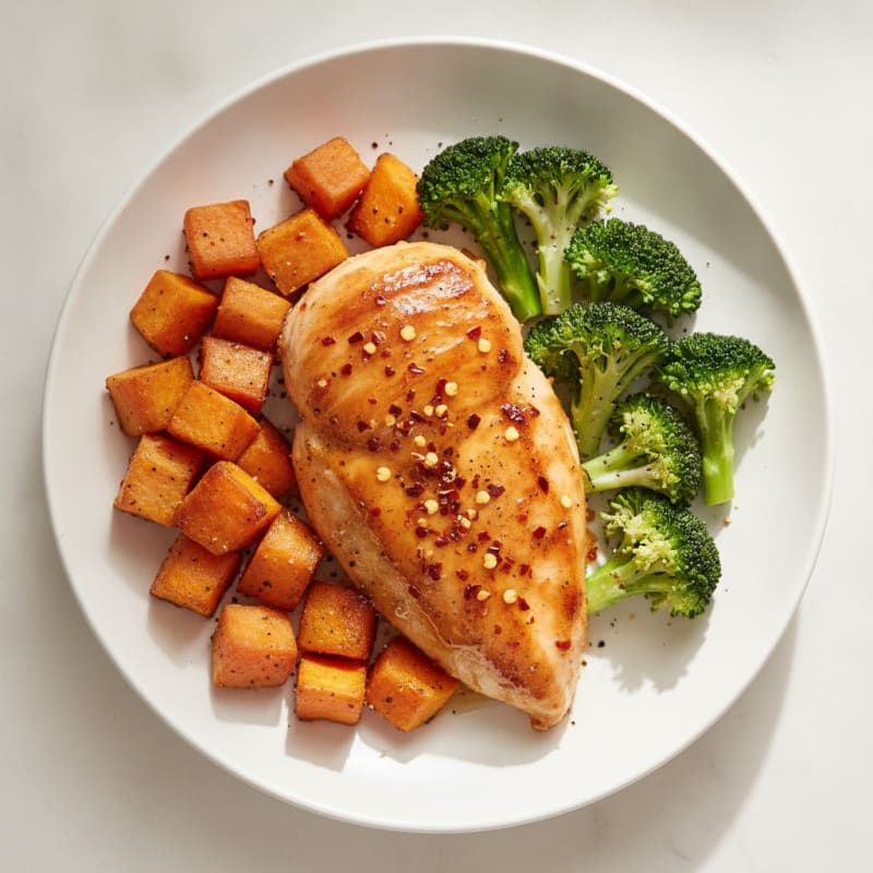 Hot Honey Glazed Chicken Breast