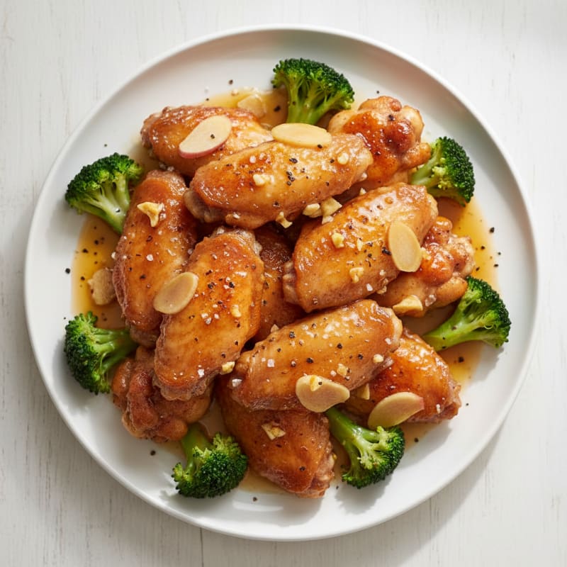 Honey-Garlic Glazed Chicken Wings
