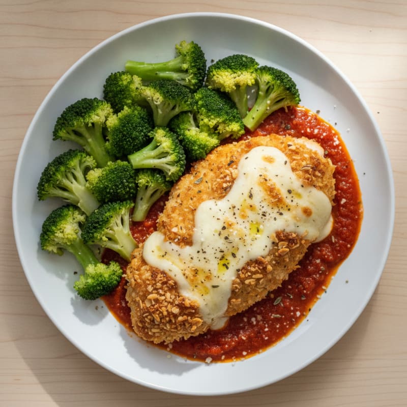 Baked Chicken Parmesan with Marinara