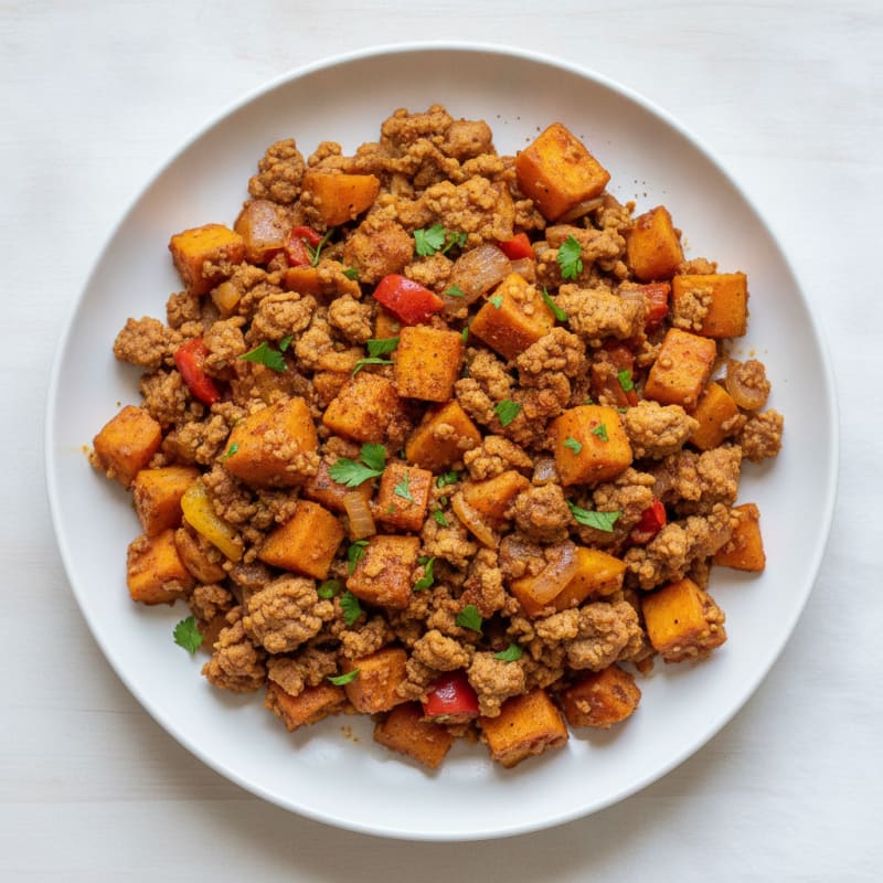 Ground Turkey Sweet Potato Skillet