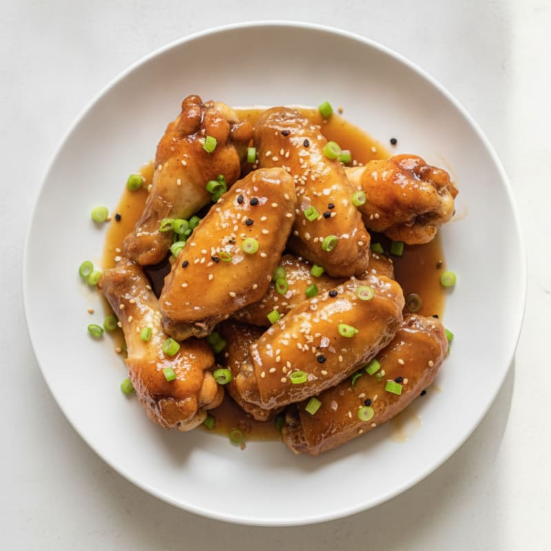 Honey-Garlic Glazed Chicken Wings