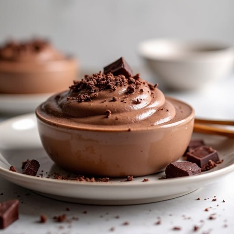 Silky Dark Chocolate Protein Mousse