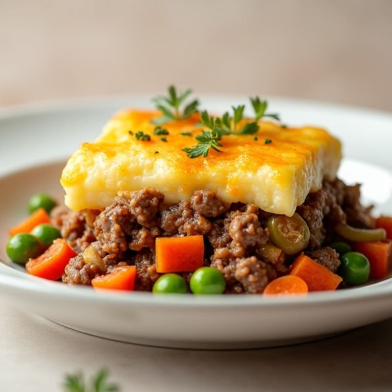 Savory Lean Ground Beef and Vegetable Shepherd's Pie