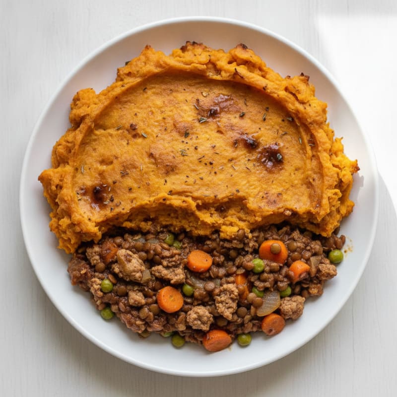 Lentil Shepherd's Pie with Sweet Potato Topping