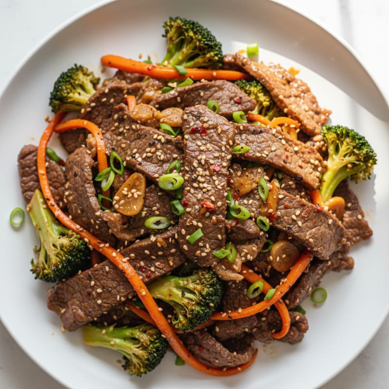 Tender Sesame-Ginger Beef Bulgogi