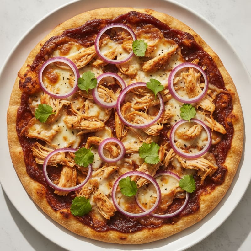 High-Protein BBQ Chicken Pizza