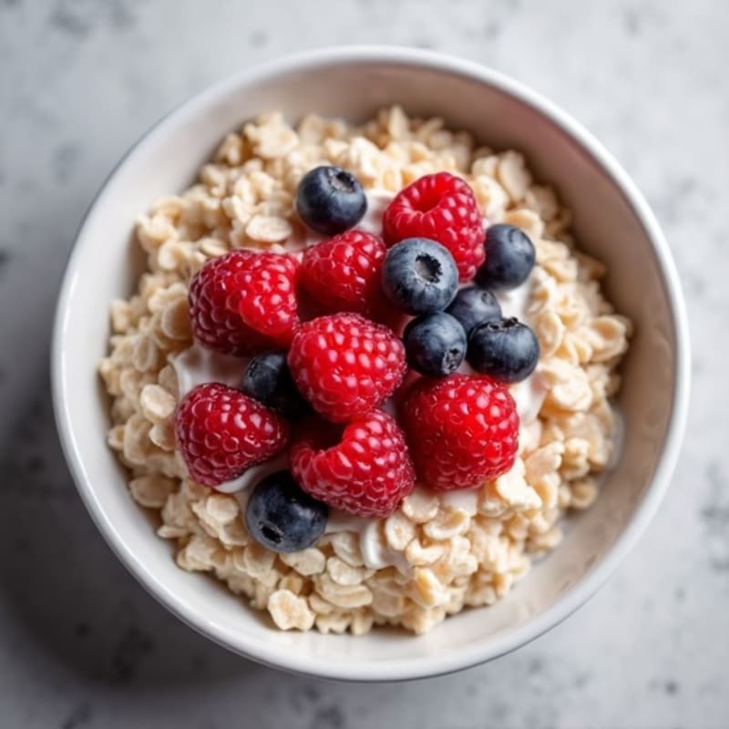 Creamy Berry Protein Oatmeal