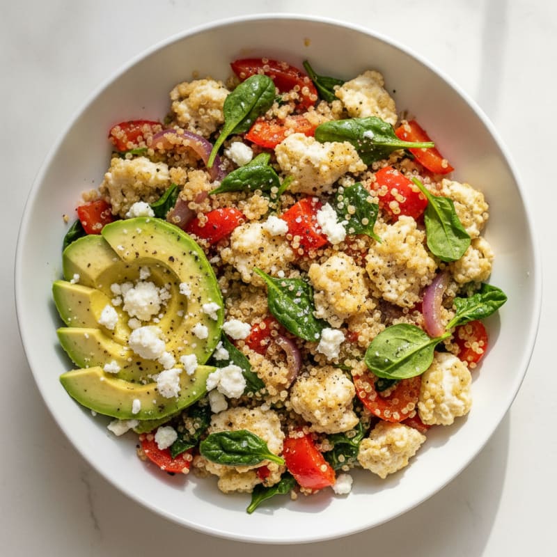 Savory Egg White and Veggie Bowl