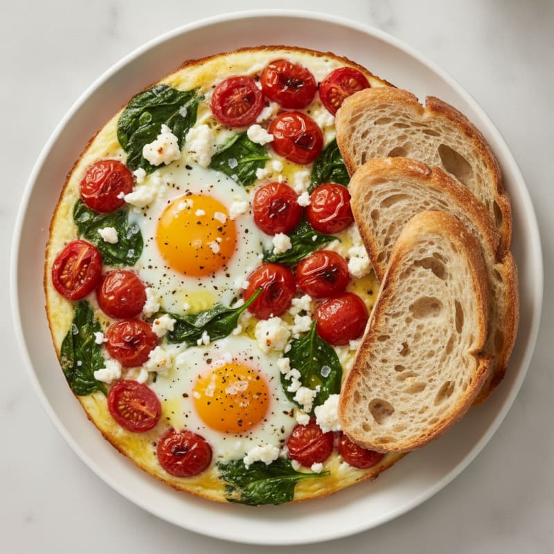 Baked Eggs with Roasted Tomatoes