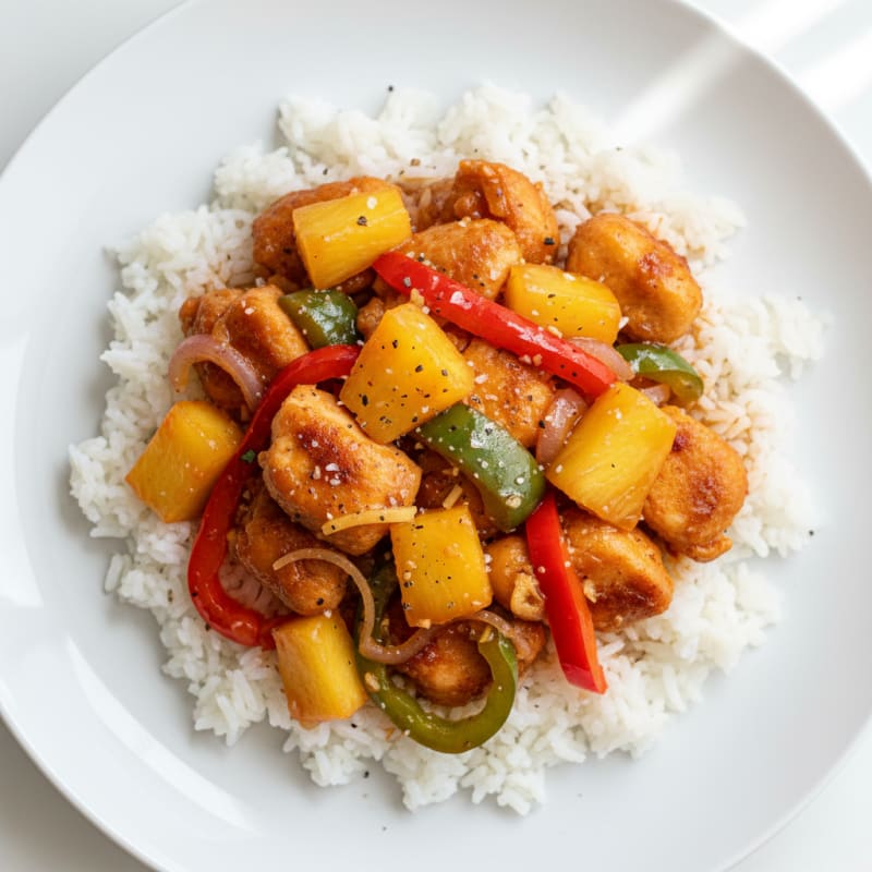 Sweet and Sour Chicken with Pineapple