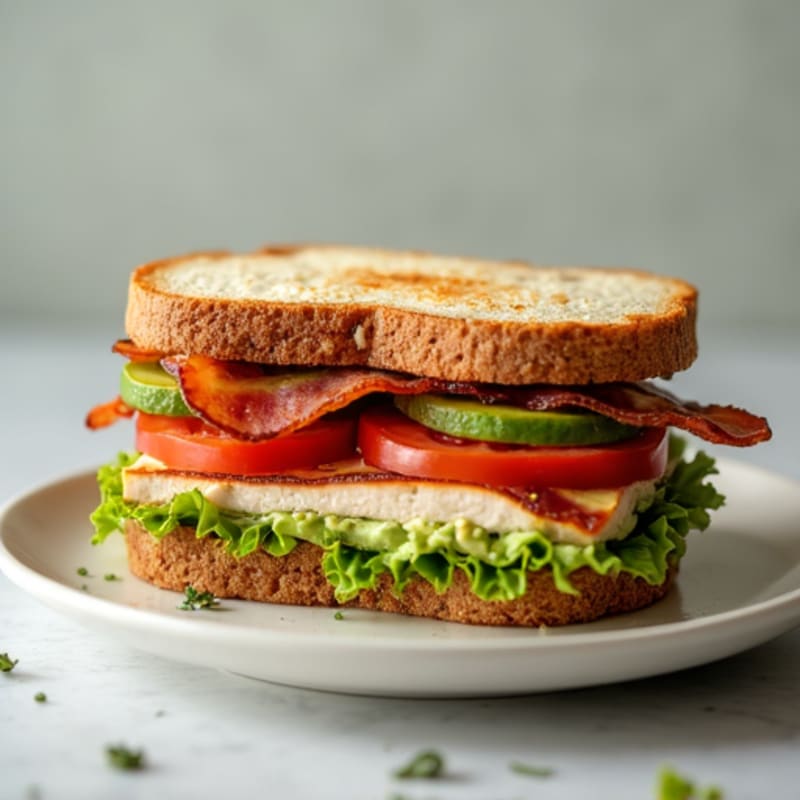 Herb-Roasted Turkey BLT with Avocado Spread
