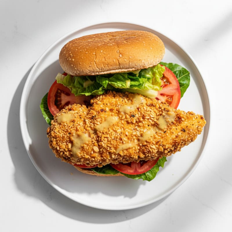 Crispy Buttermilk Fried Chicken Sandwich