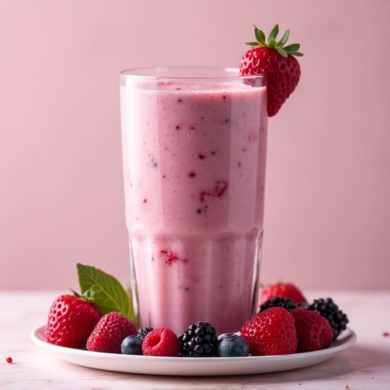 Creamy Berry Protein Smoothie