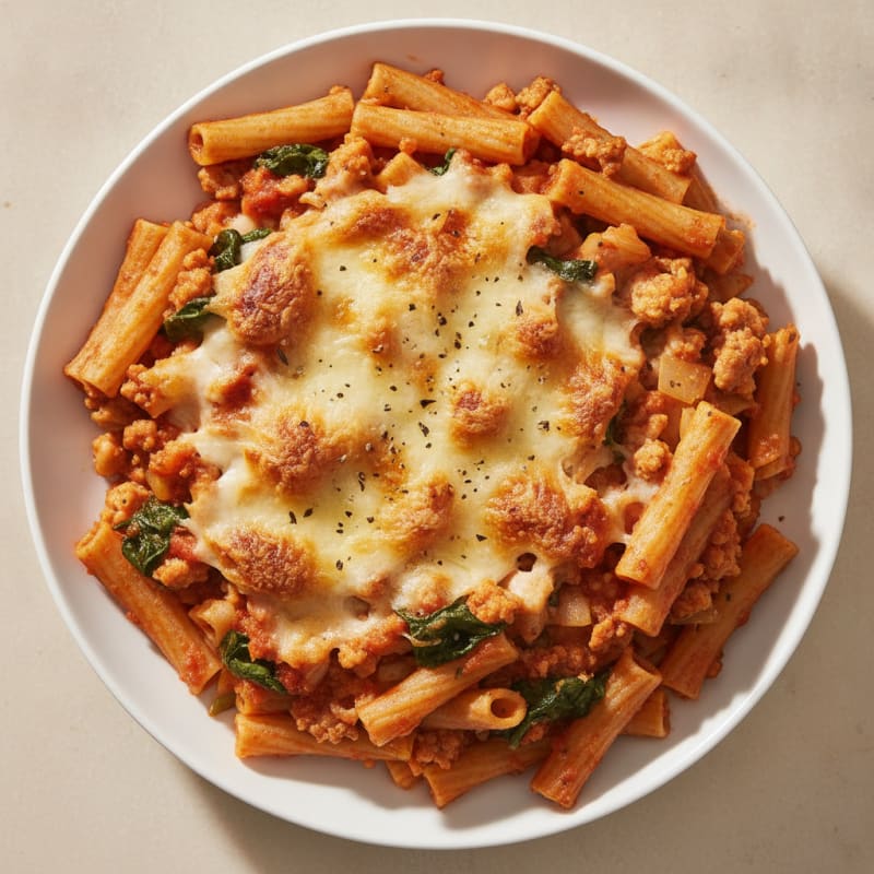Classic Baked Ziti with Ricotta