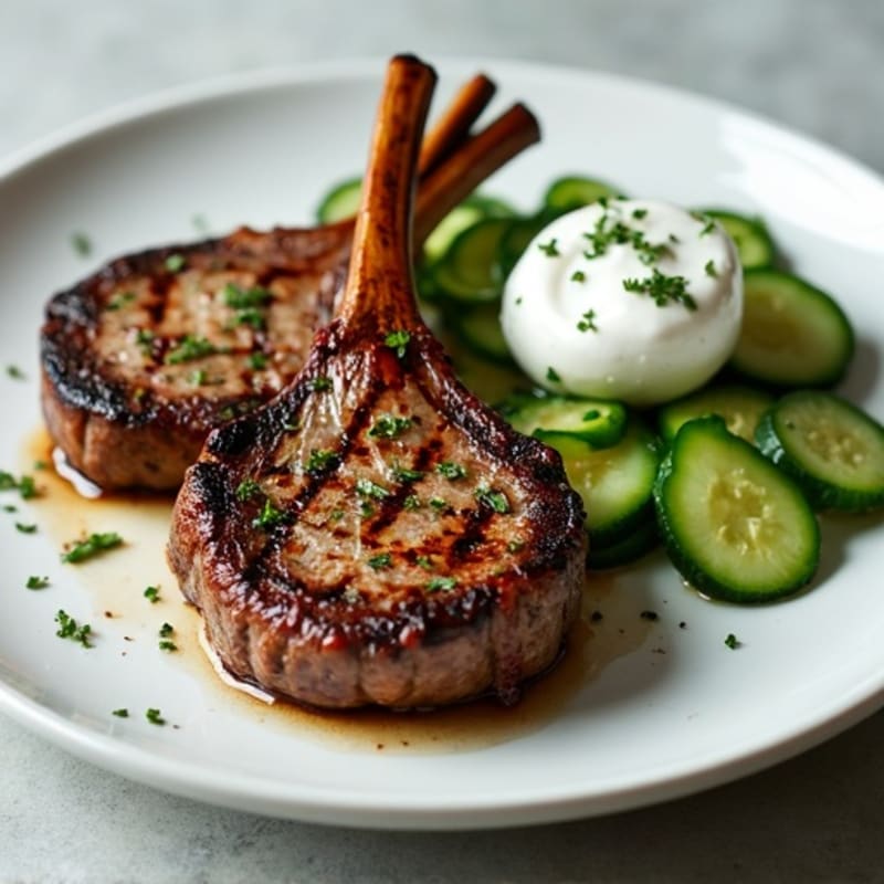 Grilled Herb Lamb Chops