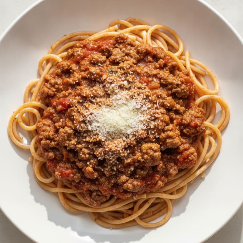 Classic Beef Spaghetti with Marinara