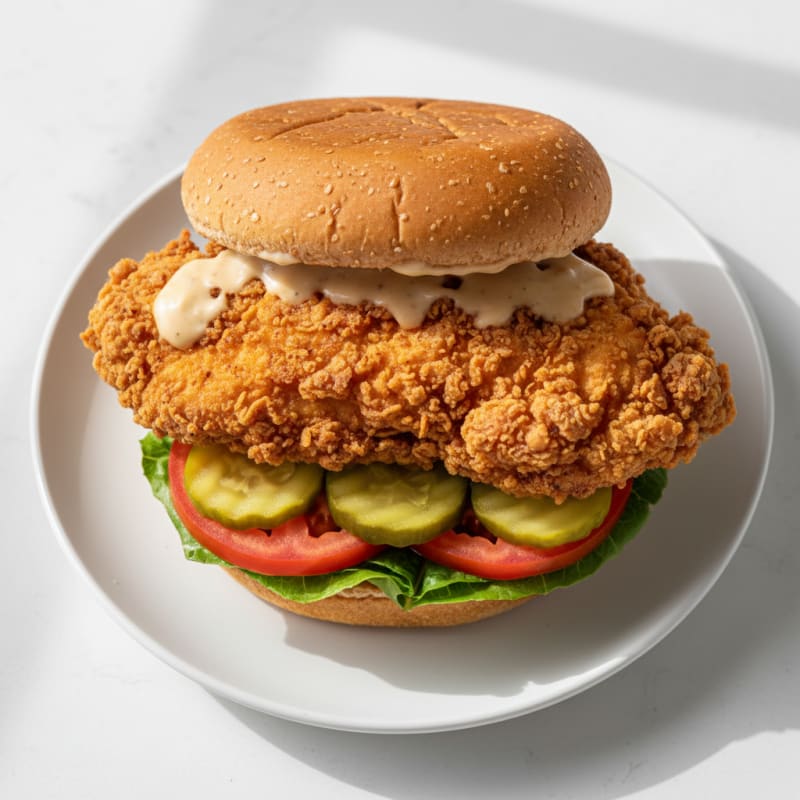 Crispy Buttermilk Fried Chicken Sandwich