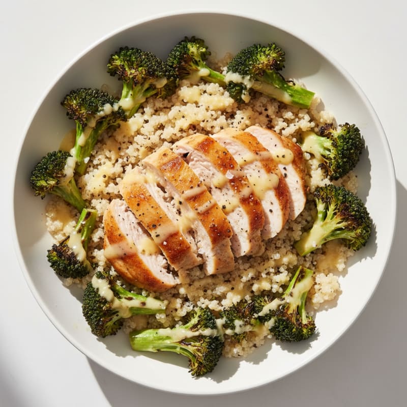 Roasted Broccoli and Quinoa Power Bowl