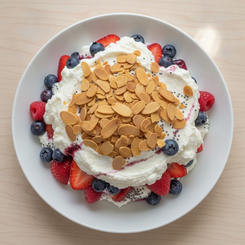 Creamy Greek Yogurt Protein Parfait with Mixed Berries