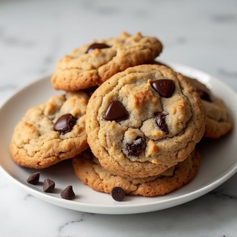 Protein-Packed Almond Flour Chocolate Chip Cookies