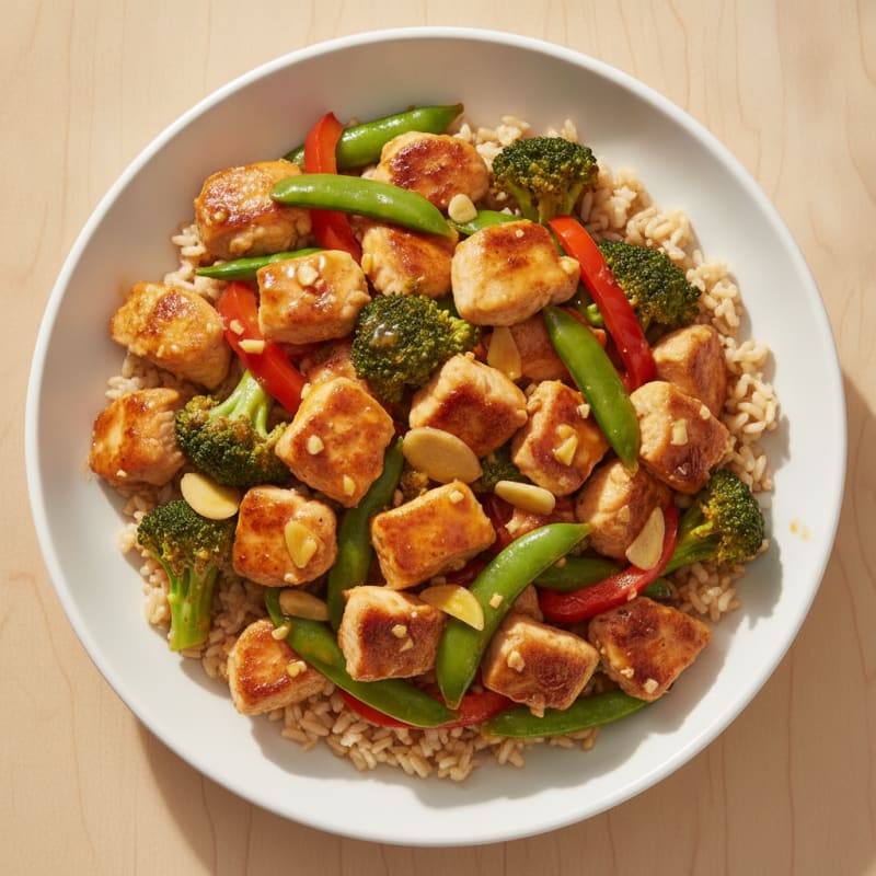 Orange Glazed Chicken Stir-Fry