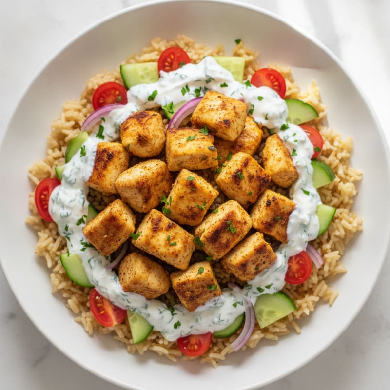 Chicken Shawarma Rice Bowl