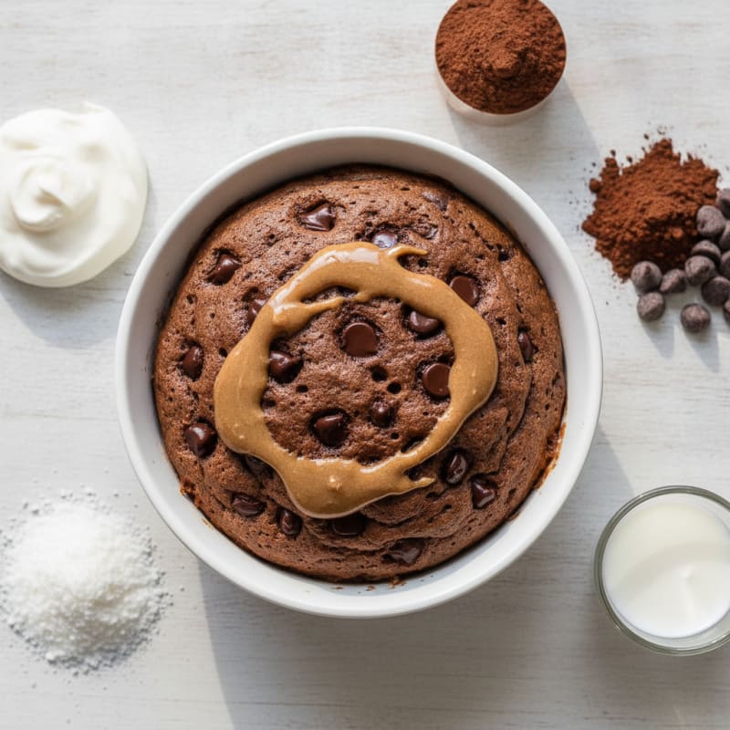 Decadent Chocolate Protein Mug Cake