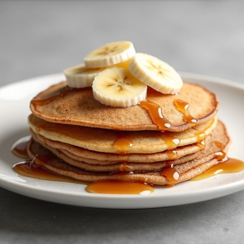 Creamy Banana and Chocolate-Hazelnut Protein Crepes