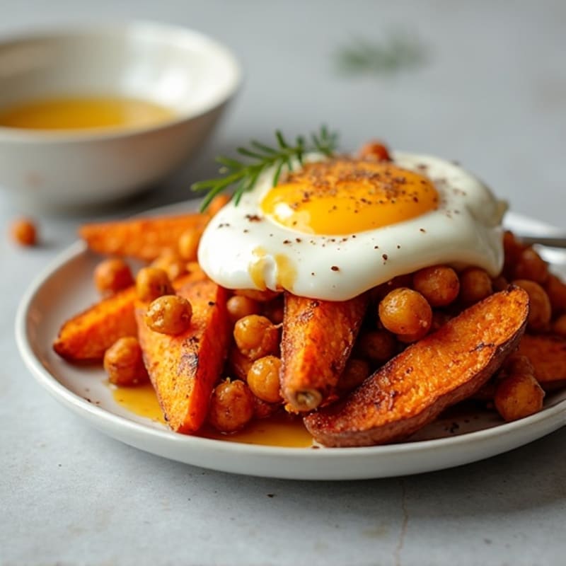 Crispy Roasted Sweet Potato Wedges with Maple Cinnamon
