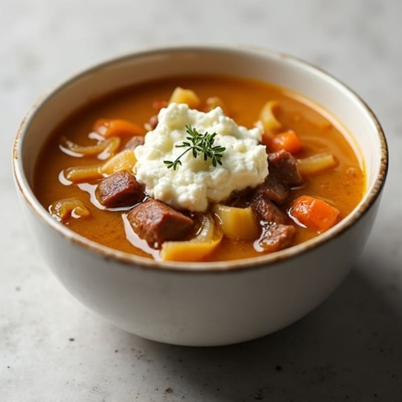 Hearty Caramelized Onion Soup