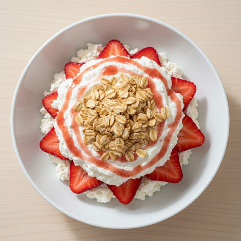 Strawberry Greek Yogurt Protein Parfait