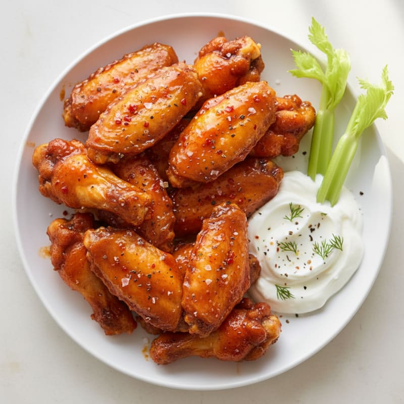 Sweet Heat BBQ Chicken Wings