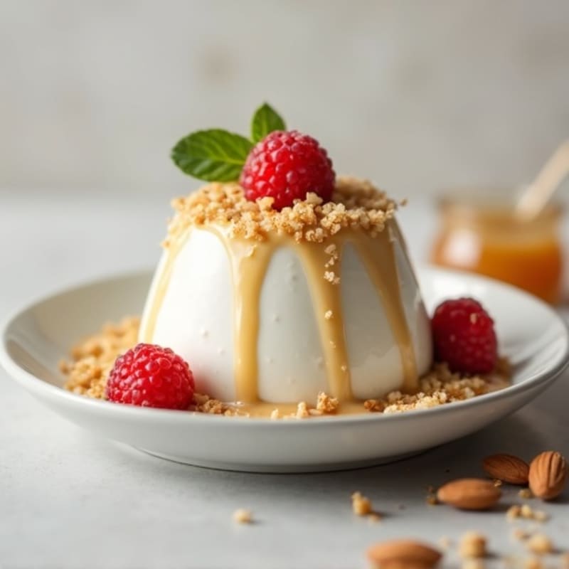 Silky Greek Yogurt Protein Pudding with Almond Butter