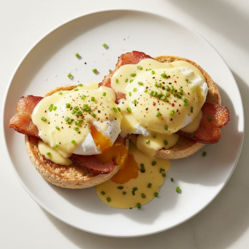 Classic Eggs Benedict with Hollandaise