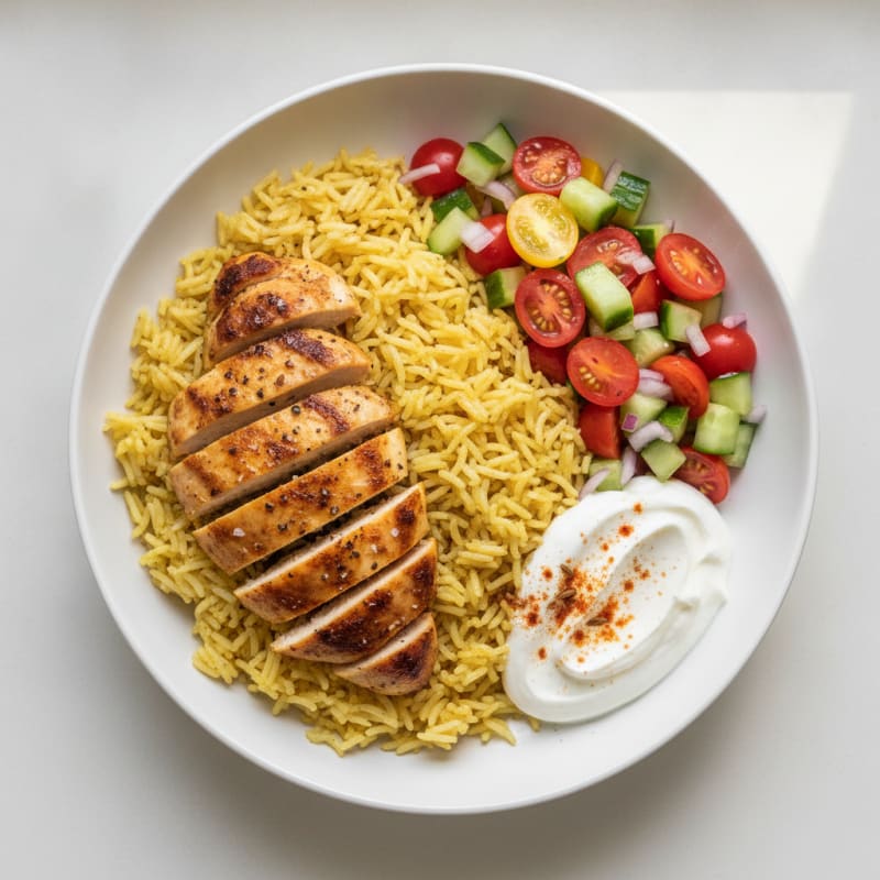 Chicken Shawarma Rice Bowl