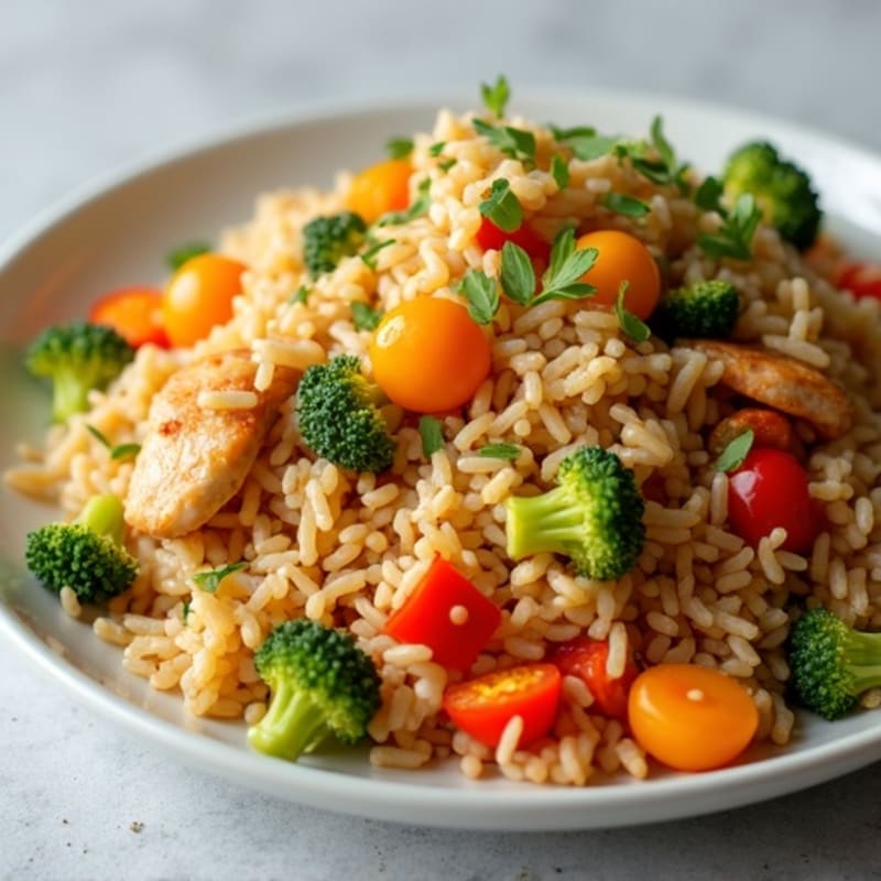 Healthy Chicken Fried Rice