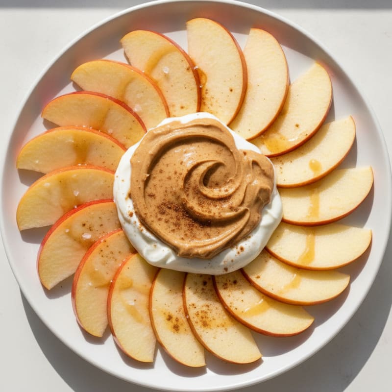 Apple Slices with Almond Butter