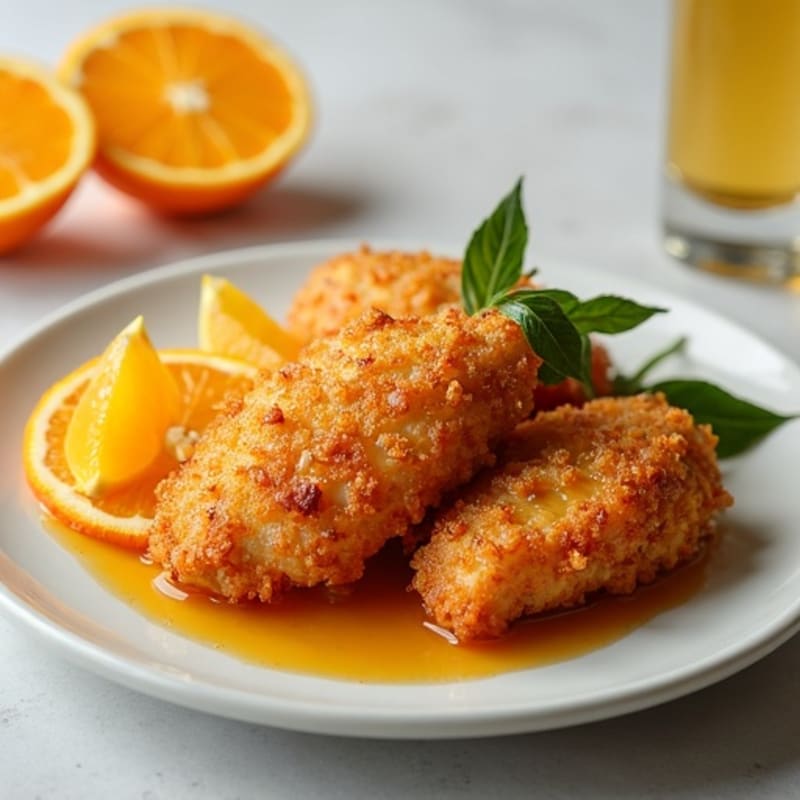 Crispy Air-Fried Orange Chicken
