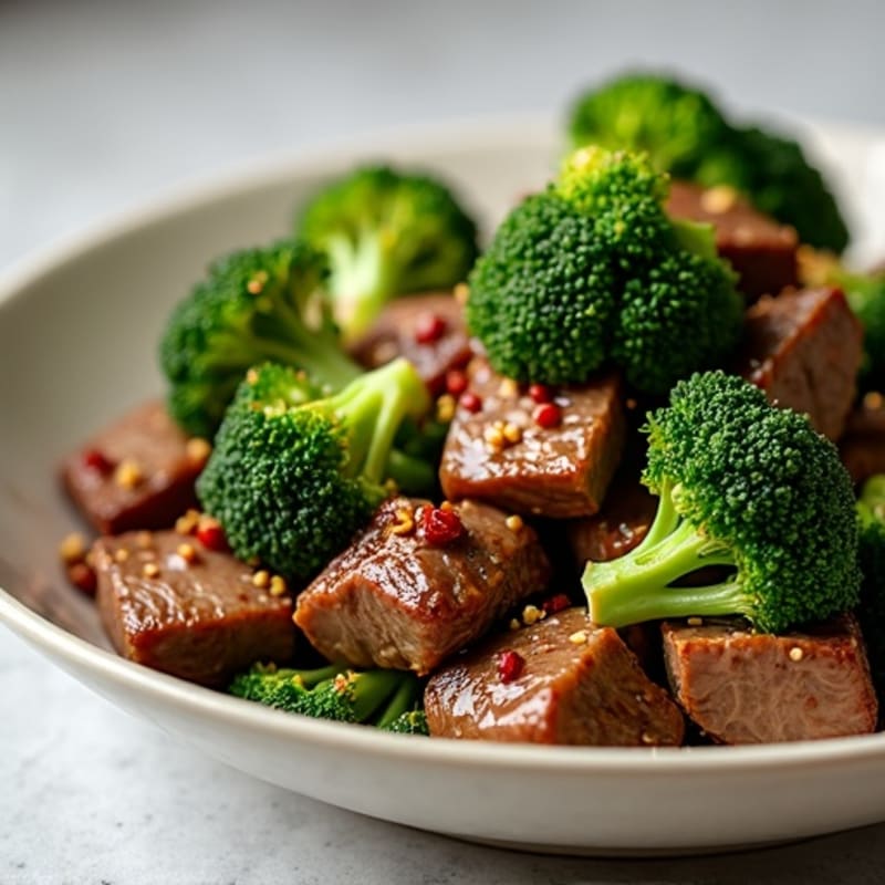 Savory Garlic Beef and Crispy Broccoli Stir-Fry
