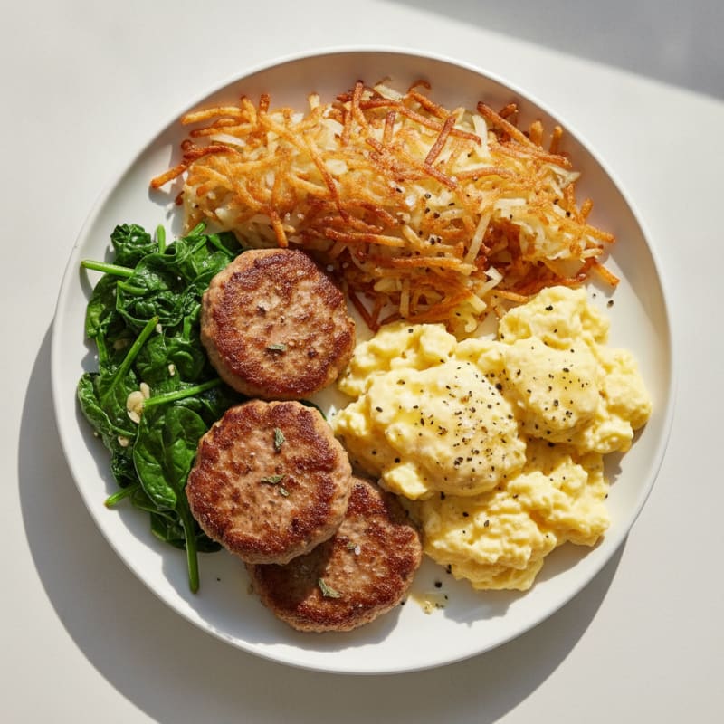 Classic Diner Breakfast Plate
